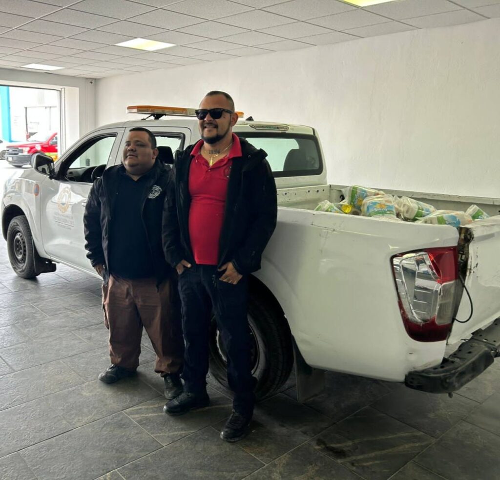 Grupo SIMSA entrega apoyo a bomberos y protección civil de San Pedro