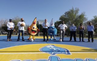 Grupo Simsa hace entrega de la décima cancha rehabilitada en la ciudad