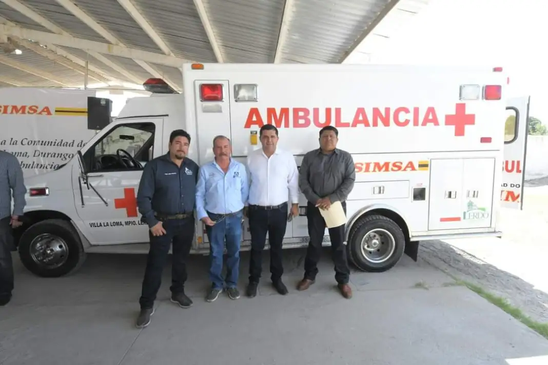 Grupo SIMSA donó ambulancia para beneficio de habitantes de Lerdo
